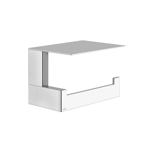Gessi Rettangolo Держатель для туалетной бумаги с крышкой, цвет: хром, 20849#031