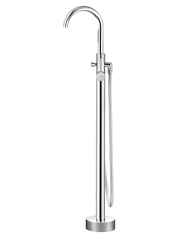 Смеситель для ванны напольного монтажа WONZON & WOGHAND STICK, Хром WW-88649017-CR