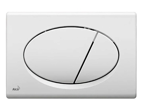 Кнопка смыва AlcaPlast ALCA M70 белая