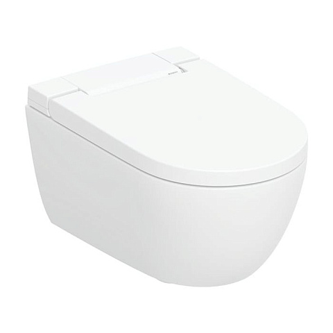 Geberit AquaClean Alba Унитаз-биде подвесной, белый / KeraTect, декор. панель: белый (замена 146.094.11.1), 146.350.01.1