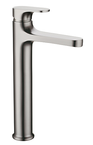 Смеситель для умывальника высокий Boheme SPECTRE Nickel Brush 452-NB