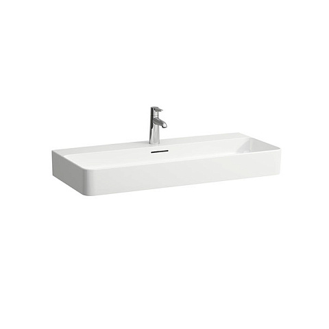Laufen VAL Раковина 950х420х115мм с 1 отв. под смеситель, с покр. LLC, цвет: белый, 8.1628.7.400.104.1