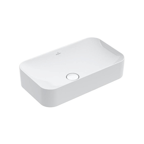 Villeroy & Boch Villeroy&Boch Finion Раковина на тумбу 600*350*115, отверстия для смесителя-отсутствуют, CeramicPlus, цвет-альпийский белый, 414361R1