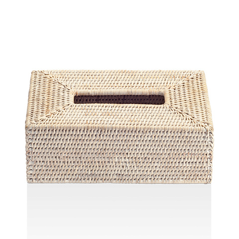 Decor Walther Basket KB Диспенсер для салфеток 14x25x10см, цвет: ротанг светлый, 0922891