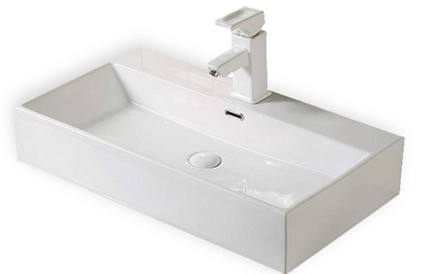 Раковина керамическая (накладная/подвесная) SantiLine SL-1093