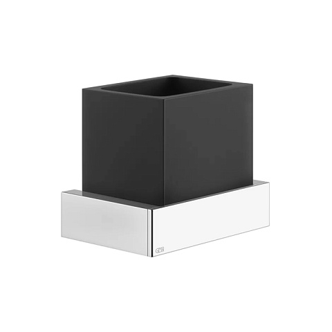 Gessi Rettangolo Стакан подвесной, цвет: хром/черный, 20808#031