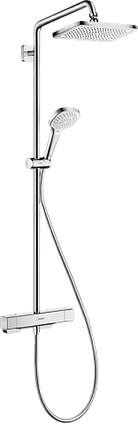 Душевая система Hansgrohe Croma E 280 1jet Showerpipe с термостатом для душа, хром 27630000