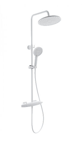 Душевая система с термостатом WONZON & WOGHAND NEO, Белый матовый WW-B3035-A1-MW