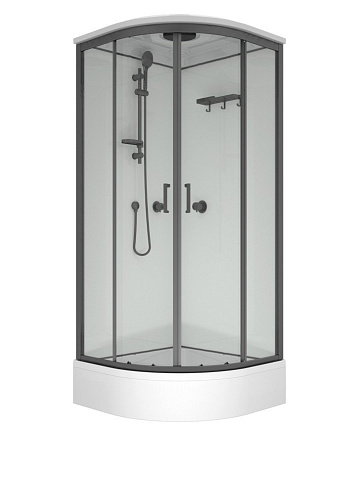 Душевая кабина Тритон Прайм-Графит М3 90x90 В