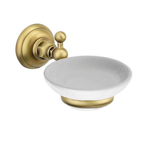Nicolazzi Accessori Мыльница подвесная, цвет: Bronze Plated/белый, 1487BZ