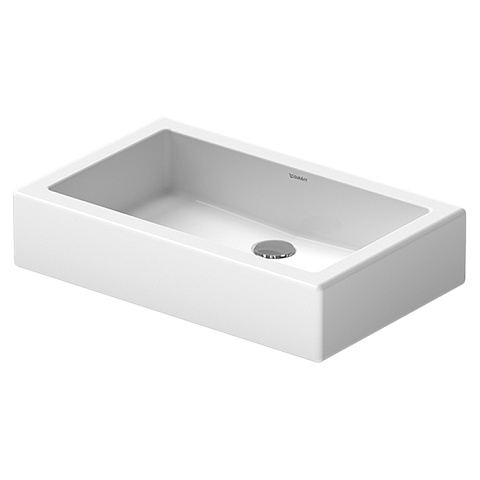 Duravit Vero Раковина 600 x 380 мм, без перелива, без площадки под смеситель, включая крепление (Спец.цена из наличия), 0455600000
