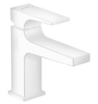 Смеситель для раковины 100 матовый белый Hansgrohe Metropol 32500700