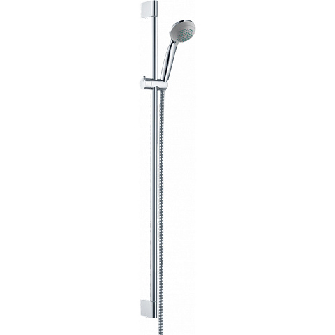 Hansgrohe HG Crometta 85 Душевой набор Vario: штанга 90см, ручной душ 85, 2jet (обычная, Vario), шланг, цвет: хром, 27762000