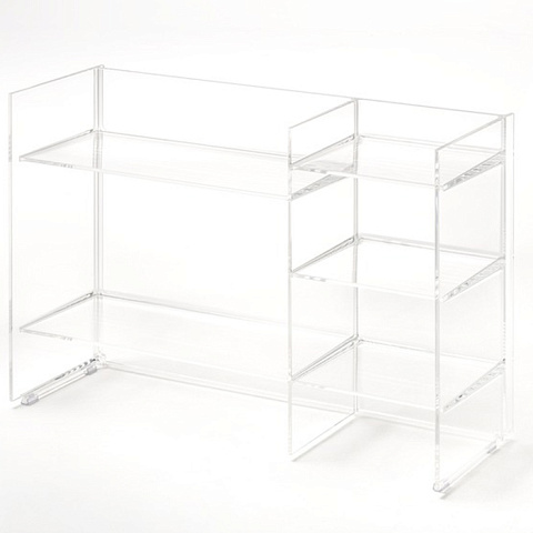 Laufen Kartell Стеллаж, 750х260х530мм, пластик, цвет: прозрачный кристал, 3.8933.1.084.000.1