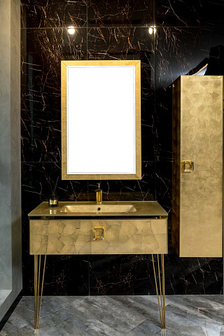 Консоль Armadi Art LUCIDO 80 см Поталь GoldFoil 770-080-Foil