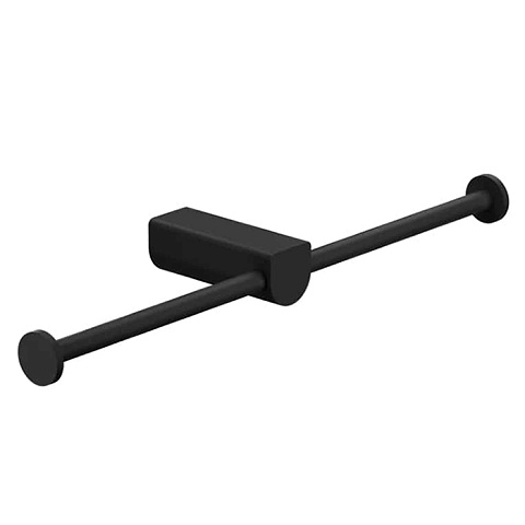 GESSI Rilievo Двойной держатель туалетной бумаги, цвет: nero XL, 59415#299