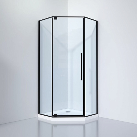 Душевое ограждение Black&White S815 BC (1000х1000х1950)