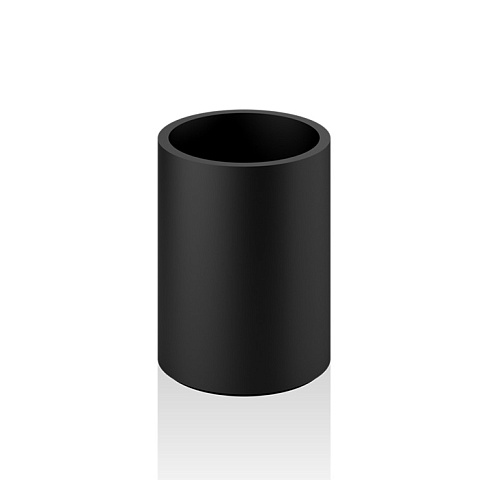 Decor Walther Black Stone BER Стакан настольный, цвет: черный матовый, 0971560
