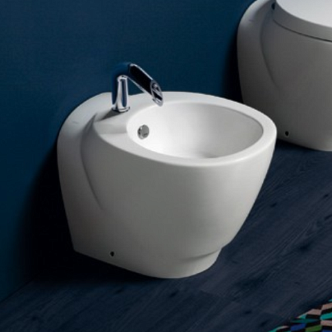 Simas Bohemien биде напольное с 1отв под смеситель 36.5x53.5см, цвет белый, BO04bi*1