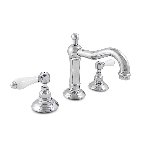Nicolazzi Petit Mont Blanc Смеситель для раковины на 3 отверстия, излив: 165 мм, цвет: хром, 1409CR78