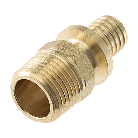 Соединение прямое с ниппелем TECEspring AX 16 х 1/2'', латунь 765502S