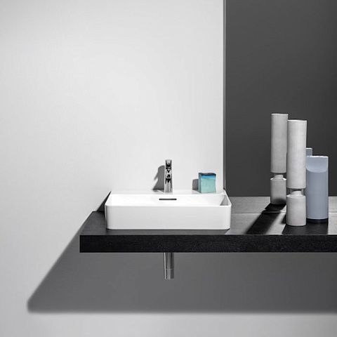 Laufen VAL Раковина 550х420х115мм с 1 отв. под смеситель, с покр. LLC, цвет: белый, 8.1628.2.400.104.1