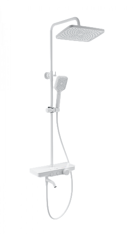 Душевая система с термостатом WONZON & WOGHAND, Белый матовый WW-B3099-A-MW