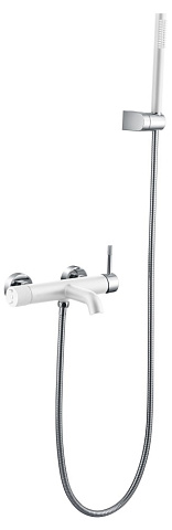 Смеситель для ванны, Boheme Uno. White Chrome 463-WCR