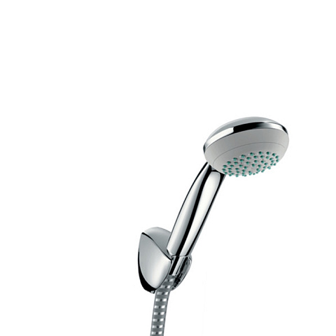 Hansgrohe HG Croma 85 Душевой набор Mono (ручной душ 1jet, держатель для душа, шланг для душа 1,60 м), цвет: хром (Спеццена из наличия), 27577000