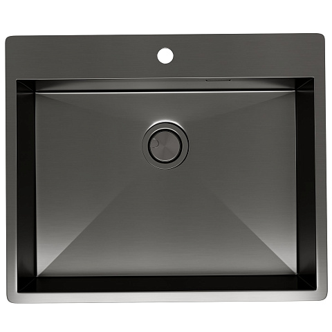 Кухонная мойка Reflexion Iseo RX2260BL оружейная сталь