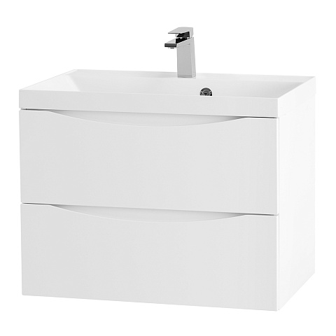 Тумба под раковину BelBagno Marino MARINO-CER-600-2C-SO-BL-P 60 см, Bianco Lucido