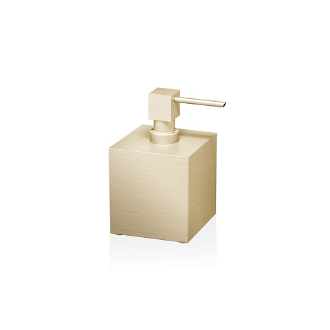 Decor Walther Cube DW 475 Дозатор для мыла, настольный, цвет: золото матовое, 0825082