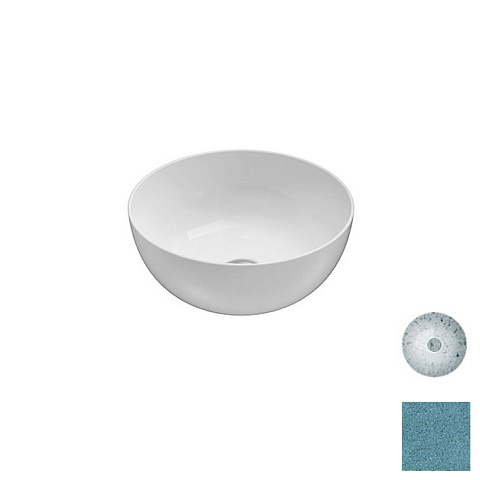 GLOBO Выпуск для раковины без перелива, цвет Graniglia Turchese, FI024GT