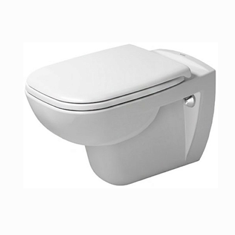 Duravit D-Code Комплект: подвесной унитаз 253509 355х545 мм.+ сиденье с автоматическим закрыванием 006739 (Спец.цена из наличия), 45350900A1 (253509+006739)