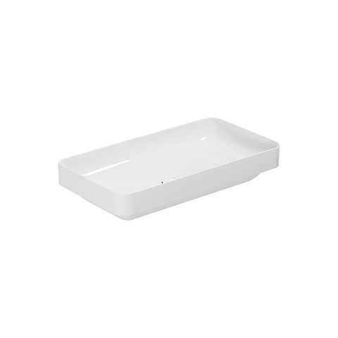 AZZURRA ELEGANCE SOFT раковина накладная 75х40см без отв. под смеситель , цвет белый, ELLG075400S0BI/(ESO75 bi)*0