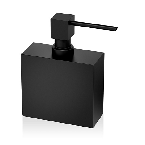 Decor Walther Cube DW 470 Дозатор для мыла, настольный, цвет: матовый черный, 0824960