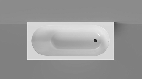 Ванна встраиваемая из литьевого мрамора Salini Lofo 170x75 UM12222, матовая поверхность