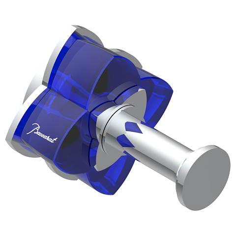 THG PETALE DE CRISTAL BLEU Крючок одинарный, цвет хром, U6B-A02-517
