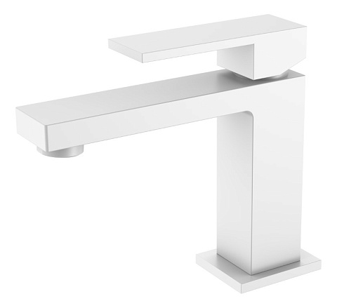 Boheme Смеситель для умывальника Qubic Matt White 471-MW