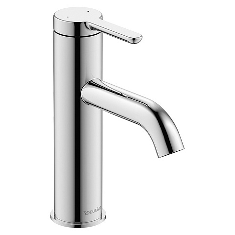 Duravit C.1 Смеситель для раковины на 1 отв., излив 113мм, цвет: хром, C11020002010