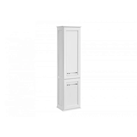 Пенал ASB-Woodline Венеция Белый Патина Серебро