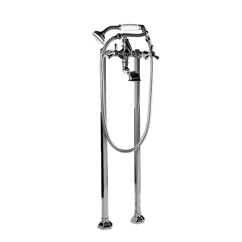 Stella Eccelsa Напольный смеситель для ванны 3274CL306FB с ручным душем, цвет: хром, EC 02211 CR00