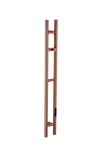 Полотенцесушитель электрический 2-трубы круглый Boheme COPPER BRUSHED 729-CB