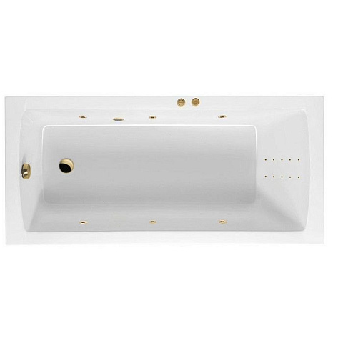 Ванна EXCELLENT Aquaria 170x75 "LINE NANO" (золото)