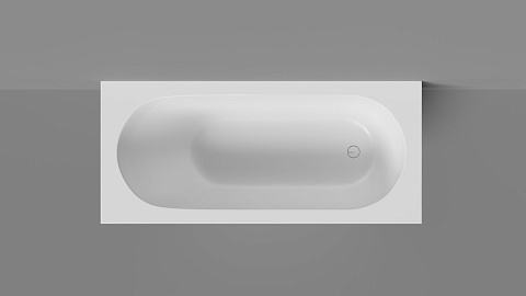 Ванна встраиваемая из литьевого мрамора Salini Lofo Kit 180x80 UM12323, матовая поверхность