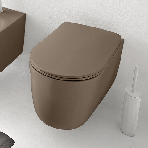 Унитаз безободковый подвесной Kerasan Nolita 531488, 55x35 см