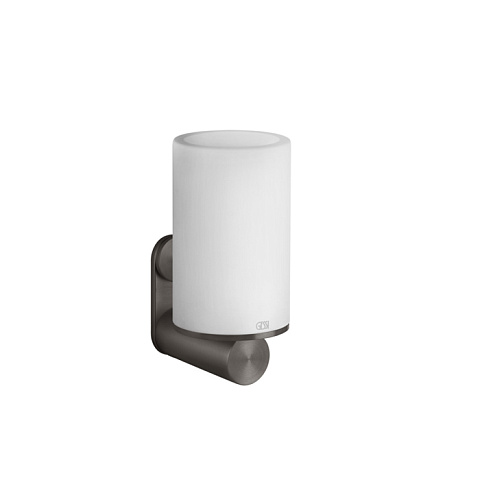 GESSI 316 Стакан настенный, цвет: белый/brushed black metal pvd, 54707#707