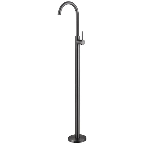 Смеситель ABBER Wasser Kreis AF8141NG напольный для раковины, оружейная сталь