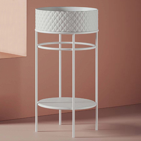 Artceram VOGUE Металическая структура Ø44хh72,5см для раковин Rombo, Millerighe and Atelier, цвет: белый матов (СПЕЦцена с нашего склада!), ACA058 05