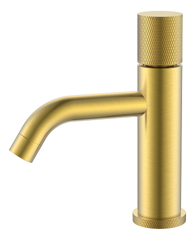Смеситель Boheme STICK для умыв. низ. Mat Gold низкий с ручкой TOUCH 121-MG.2